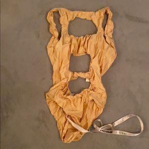 House of CB tan cutout bodysuit